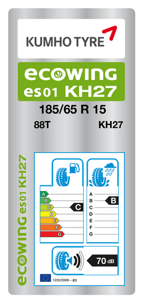 لاستیک کومهو 185/65R 15 گل Ecowing ES01 KH27